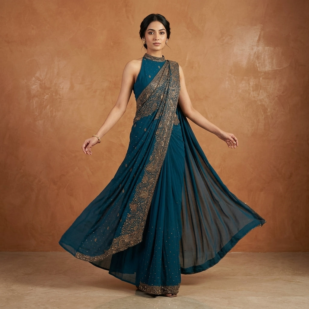 Noora Saree Gown