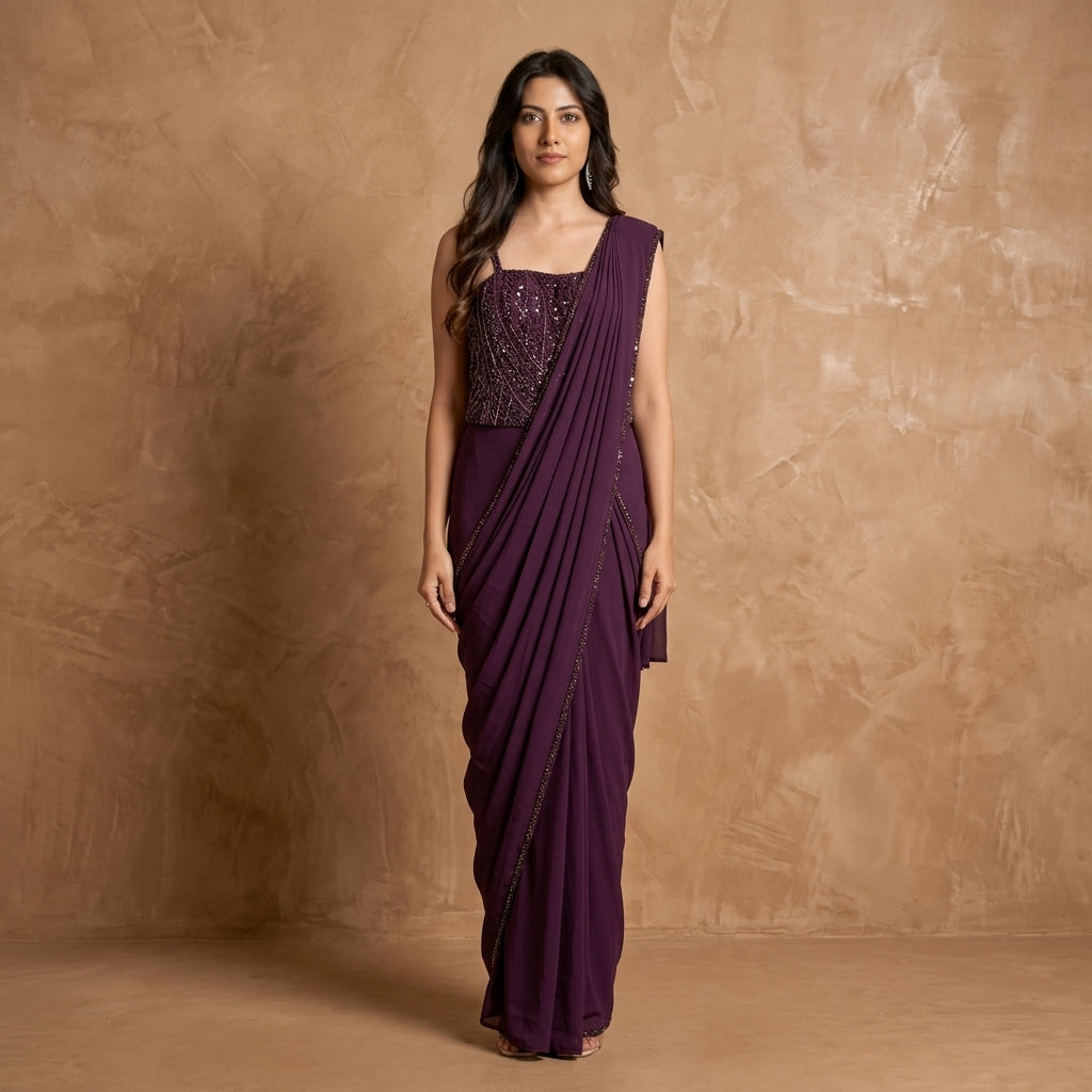 Vasvi Saree Gown